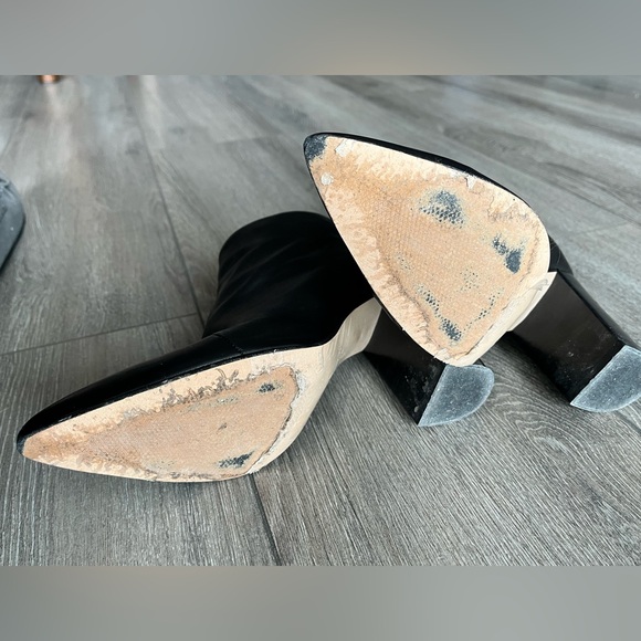 ZARA | Black Leather Boots - Made in Spain - Picture 6 of 8